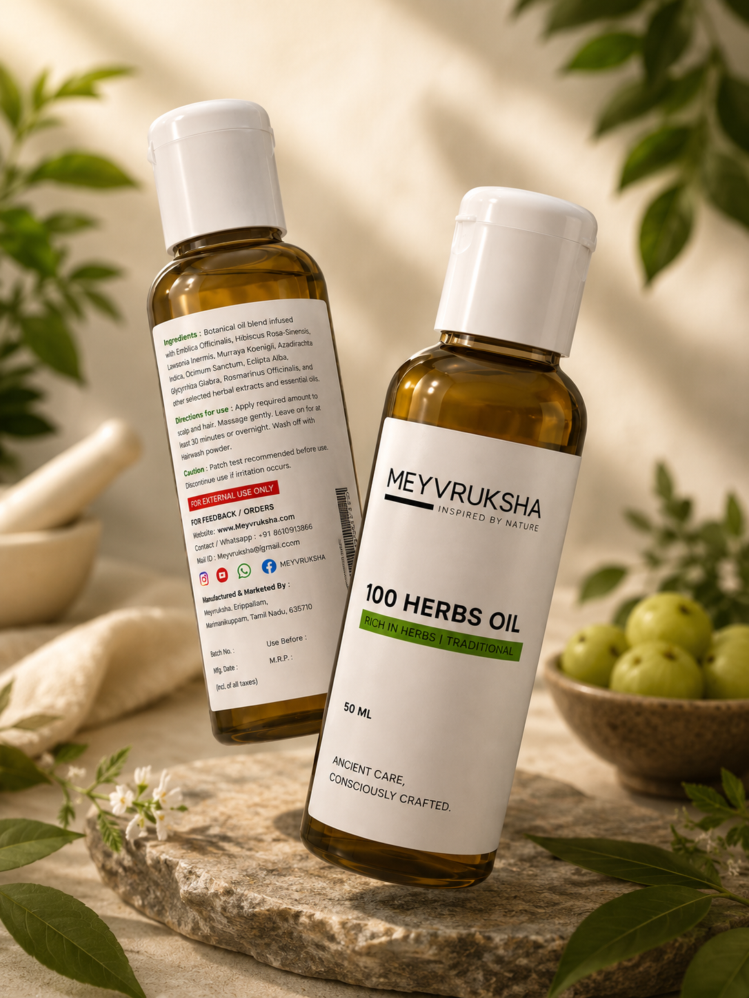 100 Herbs Hair Oil
